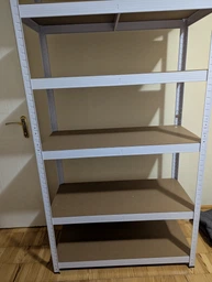 Стелаж металевий 180x90x40 Siker GoodTool P9040 білий 5 полиць