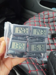 Цифровой термометр TPM-10 с датчиком на проводе 1м, чорный FY-10