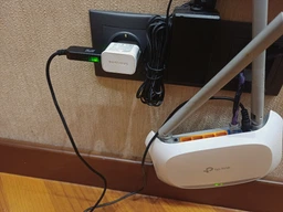 Кабель для роутера від повербанка USB 5V - DC 9V, 0.5А, 5.5х 2.1мм, підвищуючий, Black