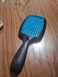 Расческа для волос Super Hair Brush Желтая с зеленым фото от покупателей 5