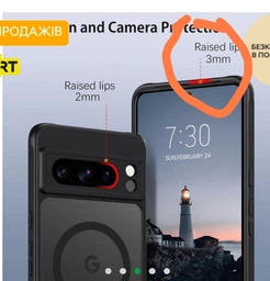 Тонований магнітний чохол AeronGuard з MagSafe для Pixel 7 Pro | Тонкий, ударостійкий, підтримка бездротової зарядки фото від покупців 4