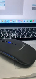 Мышка беспроводная RGB подсветкой для пк аккумулятором 1600 DPI бесшумная для ноутбука Bluetooth 5.0 и USB зарядкой для компьютера WiFi без провода фото от покупателей 4