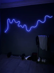Светодиодная LED лента-шланг (неон) RGB-IC USB 5 м с управлением через Bluetooth, пульт ДУ фото от покупателей 3