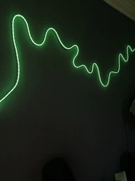 Светодиодная LED лента-шланг (неон) RGB-IC USB 5 м с управлением через Bluetooth, пульт ДУ фото от покупателей 2