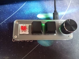 Мини клавиатура кейпад макропад Macropad Macro Black 3 клавиши + 1 регулятор фото от покупателей 2