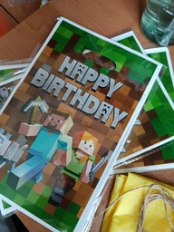 Подарункові Пакети Майнкрафт Minecraft 16х25см 10шт Зелений фото від покупців 1