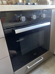 Духова шафа газова Luxor Qualität 60 GBO Grill + конвектор, чорне скло, чорний фото від покупців 1