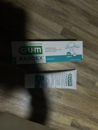 Зубна паста GUM Paroex (0,06% хлоргексидин + CPC, фтор 1450 ppm) 75 мл — контроль зубного нальоту та здоров’я ясен