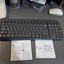 Клавіатура бездротова Logitech K250 Bluetooth UKR Graphite (920-013822)