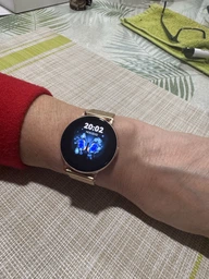 Женские Смарт Часы X2 H06 AMOLED дисплей 1.32" Bluetooth Уведомления из мессенджеров Стальной браслет 4-5 дней без подзарядки Gold фото от покупателей 1