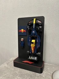 Стенд Підставка для Конструктора LEGO Speed Champions Болід F1 Oracle Red Bull Racing RB20 (77243) Ред Бул Рейсінг Формула 1 2024 - Чорний/Червоний фото від покупців 2