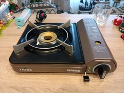 Плита газовая портативная с переходником на большой баллон Tribe Universa T-HD-0003-grey фото от покупателей 1