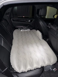Надувной автомобильный матрас с насосом Solve на задние сидение или в багажник Серый KT7001911 фото от покупателей 1