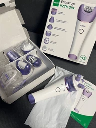 Эпилятор аккумуляторный RZTK Silk + 7 насадок фото от покупателей 8