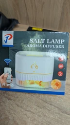 Увлажнитель воздуха аромадиффузор Flame Aroma Diffuser ночник cоляная лампа с имитацией пламени и резервуаром для эфирного масла black