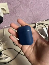 Защитный чехол Silicone Ultra Slim для Apple Airpods 1/2 Midnight blue