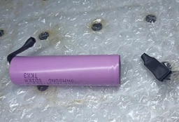 Aккумулятор Samsung 18650 с клемами под пайку Li-Ion ICR 26J M, 2600-2800 mAh 10A , 3.7V (2.75-4.2V, без защиты, для пайки) - 1шт.