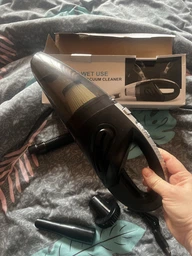 Пылесос автомобильный беспроводной с насадками 50Вт Vacuum Cleaner, аккумуляторный ручной мини-пылесос с USB зарядкой для уборки машины, дома, клавиатуры, труднодоступных мест, Черный, VA-30 фото от покупателей 19