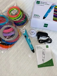 3D-ручка RZTK ArtPen с разноцветным эко-пластиком 250 м + Книга с трафаретами Purple фото от покупателей 14