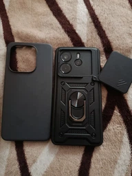 Протиударний броньований чохол із захистом камери для Xiaomi Redmi Note 14 4G Armor Case Keysion red фото от покупателей 3