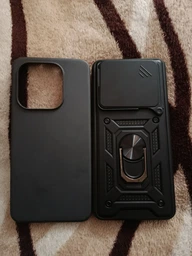 Протиударний броньований чохол із захистом камери для Xiaomi Redmi Note 14 4G Armor Case Keysion red фото от покупателей 2