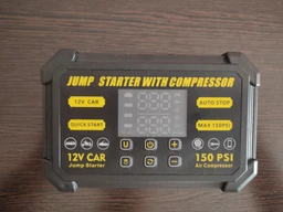 Многофункциональное пуско-зарядное устройство с компрессором Jump Starter Compresor A27 12V 3000А / 22200mWh