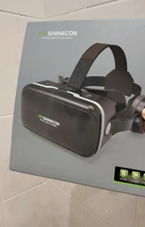 Очки виртуальной реальности 3D VR SHINECON шлем виртуальной реальности ВР очки черные со встроенными наушниками фото от покупателей 1