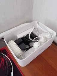 Удлинитель сетевой LDNIO Management Power Strip Box SN5310 |3USB, QC, 5 Sockets, 15.5W/10A| белый фото от покупателей 1