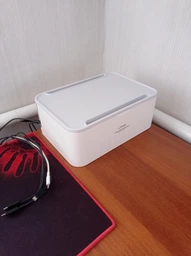 Удлинитель сетевой LDNIO Management Power Strip Box SN5310 |3USB, QC, 5 Sockets, 15.5W/10A| белый