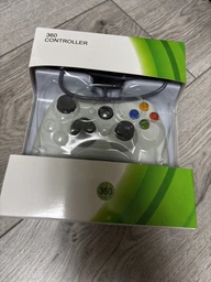 Провідний джойстик Xbox 360 Wired Controller, ігровий геймпад контролер для Xbox 360 та ПК Білий VEN-108-PR-White фото від покупців 1