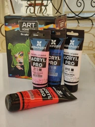 Фарба акрилова художня ACRYL PRO ART Kompozit 12*75 мл (набір 12 кольорів)