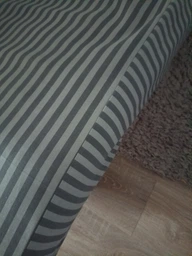 Простирадло на гумці MirSon 17-0605 Stripe White 90 х 200 см (2200008053192)