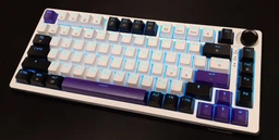 Клавиатура Hator Hellyberry HK75 Mechanical Linear RGB Wireless/Bluetooth/USB UA White/Violet (HK75_wireless) фото от покупателей 2