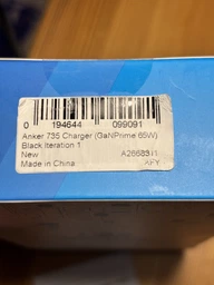 Мережевий зарядний пристрій Anker 65W для iPhone MacBook