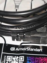Кабель питания ArmorStandart CEE 7/7 - С13 угловой 1.8м black (ARM73124)