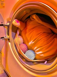 Кульки для прання одягу та пуховиків RZTK Wash Set, набір 6 шт + мішок для прання 60x60 см