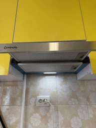 Витяжка телескопічна MINOLA HTL 614 BL LED (450 м3/рік, 2 швидк., кнопкове кер.) 256741