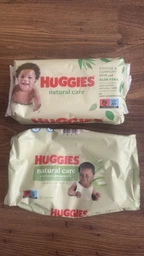 Вологі серветки дитячі Huggies Natural CARE 56 шт (5029053550152) фото від покупців 4