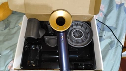 Професійний фен стайлер для волосся Super Hair Dryer 1600 Вт + 5в1 насадок, сірий / фуксія фото від покупців 2