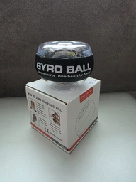 Эспандер гироскопический кистевой для рук Powerball Gyroball тренажер для кисти пальцев запястья предплечья силы хвата вращающийся повербол гиробол с LED подсветкой реабилитационный нескользящий корпус профессиональный poweball гиро мяч черный Art Planet фото от покупателей 4