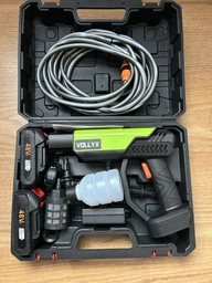 Автомийка акумуляторна високого тиску 40 бар 6в1 бездротова для авто 21V 2 АКБ зі шлангом 5 м та кейсом фото від покупців 15