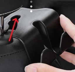 Автомобильные крючки держатели XoKo Car Hook 2 двойные на подголовник 2 шт Черные (XK-PH2)