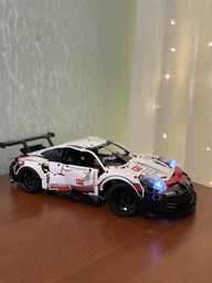 Конструктор машинка техник Porsche 911 детский конструктор для мальчика спортивная гоночная машина порше для сборки для взрослых и детей большой игровой развивающий набор подарок на день рождения OnePro Белый 73704 фото от покупателей 14