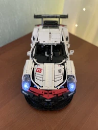 Конструктор машинка техник Porsche 911 детский конструктор для мальчика спортивная гоночная машина порше для сборки для взрослых и детей большой игровой развивающий набор подарок на день рождения OnePro Белый 73704 фото от покупателей 10