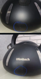 Чайник Ofenbach Happy Kettle 2л з нержавіючої сталі зі свистком, чорний матовий (NB-100303)