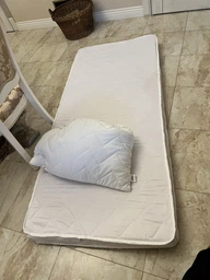 Матрас топпер на диван или кровать ортопедический 100*200 + в подарок подушка 50*70 фото от покупателей 7