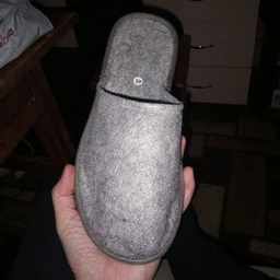 Домашние мужские тапочки Pago М-2502/01 серый закрытый носок 43 фото от покупателей 8