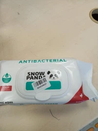 Упаковка влажных салфеток для рук и тела Сніжна панда Antibacterial 99.9% Green Fresh 100 шт х 12 пачек (4820183972149) фото от покупателей 1