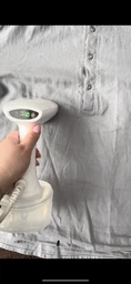 Відпарювач одягу ручний вертикальний 1600W для всіх видів тканин курток, піджаків, пальто, тканин, синтетики, фіранок, тюлів, штор, текстилю, білий фото від покупців 1