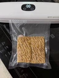 Вакууматор для еды и продуктов вакуумный упаковщик для дома бытовой аппарат с запаиванием для мяса и рыбы зеленый + пакеты 25 шт (0201-0102) фото от покупателей 8